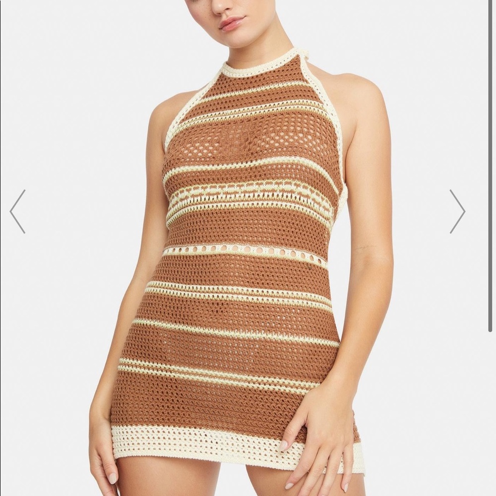 BRAND NEW DollsKill Brown Dress